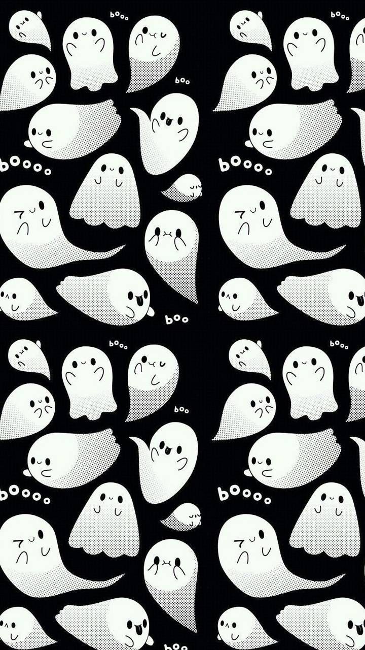 cute ghost backgrounds 0091