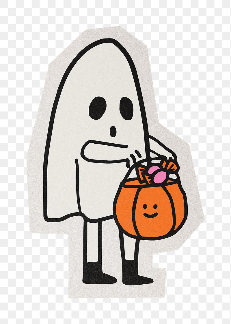 cute ghost transparent background 0010