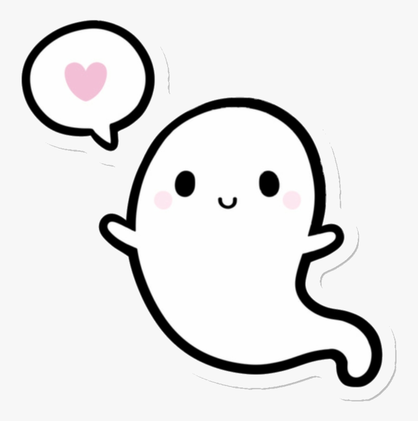 cute ghost transparent background 0011