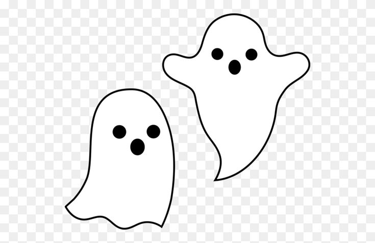 cute ghost transparent background 0012