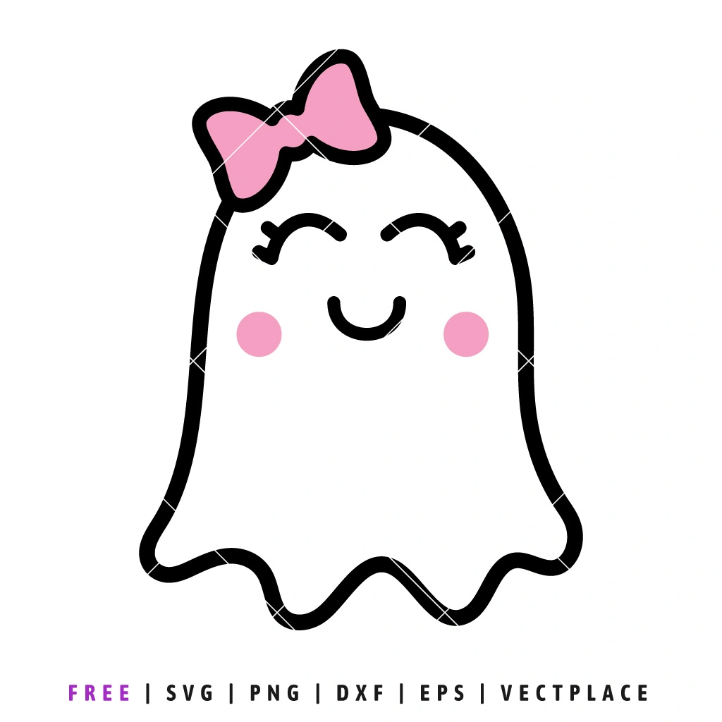 cute ghost transparent background 0020