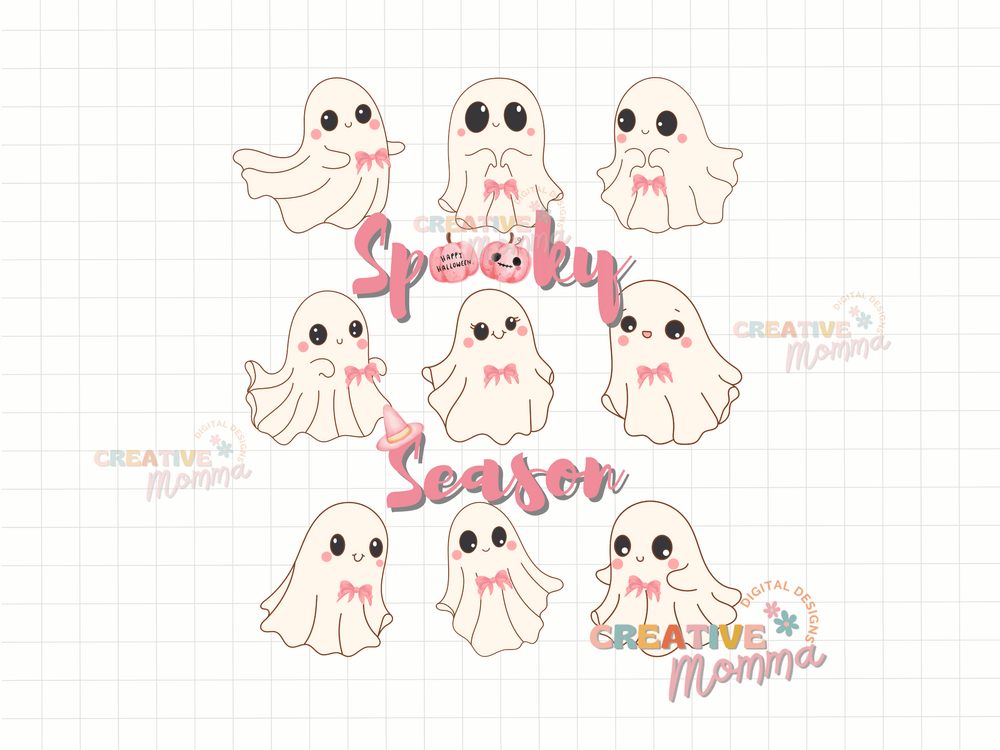 cute ghost transparent background 0028