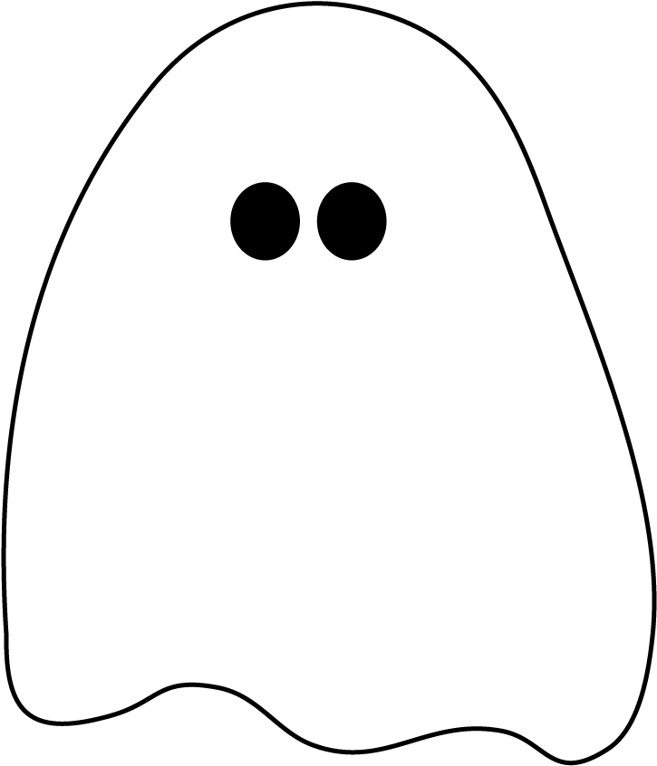 cute ghost transparent background 0029