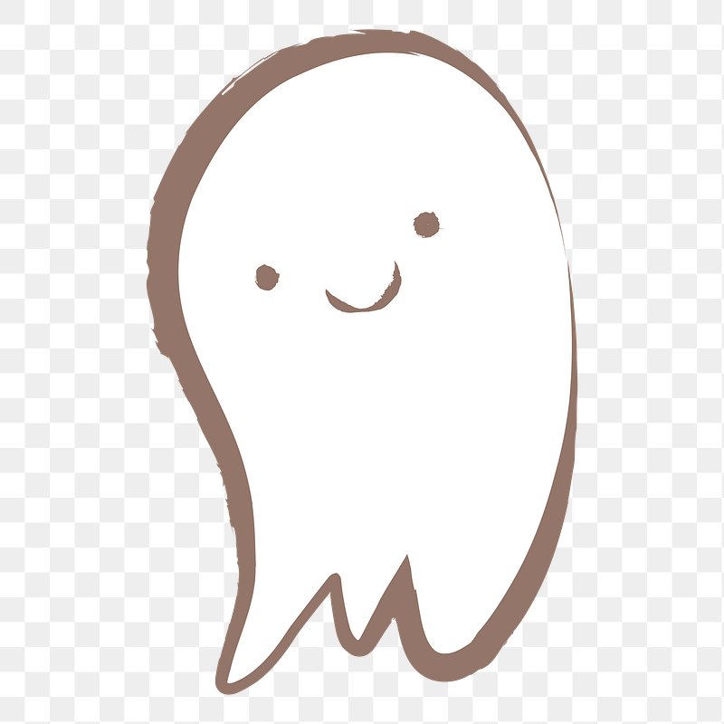 cute ghost transparent background 0031