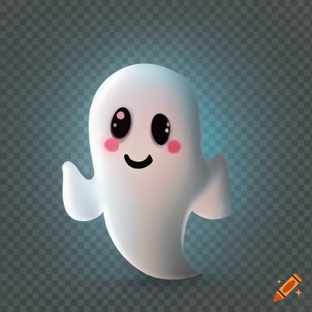 cute ghost transparent background 0042