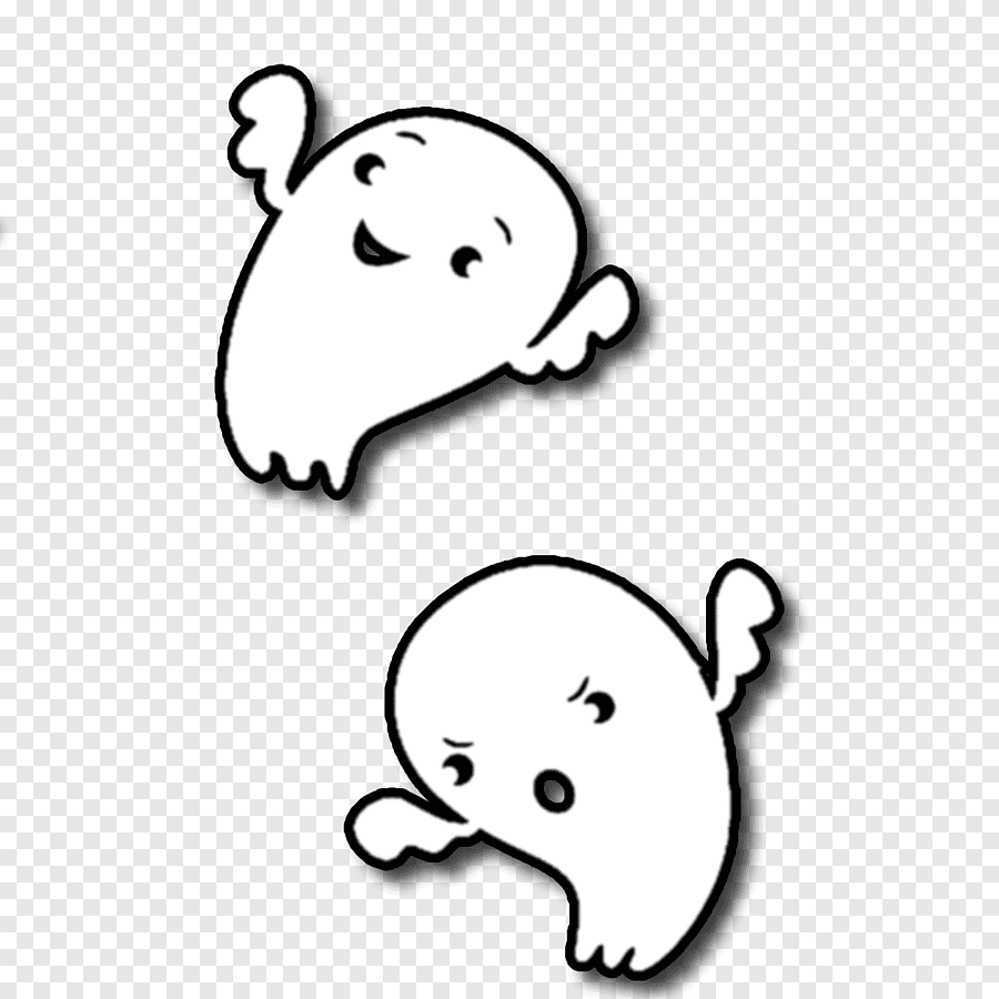 cute ghost transparent background 0043