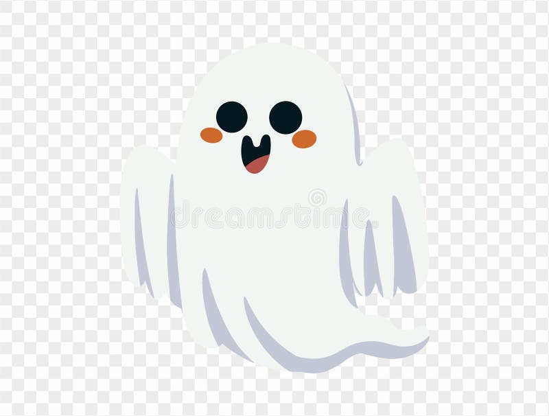 cute ghost transparent background 0045