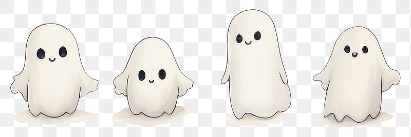 cute ghost transparent background 0050