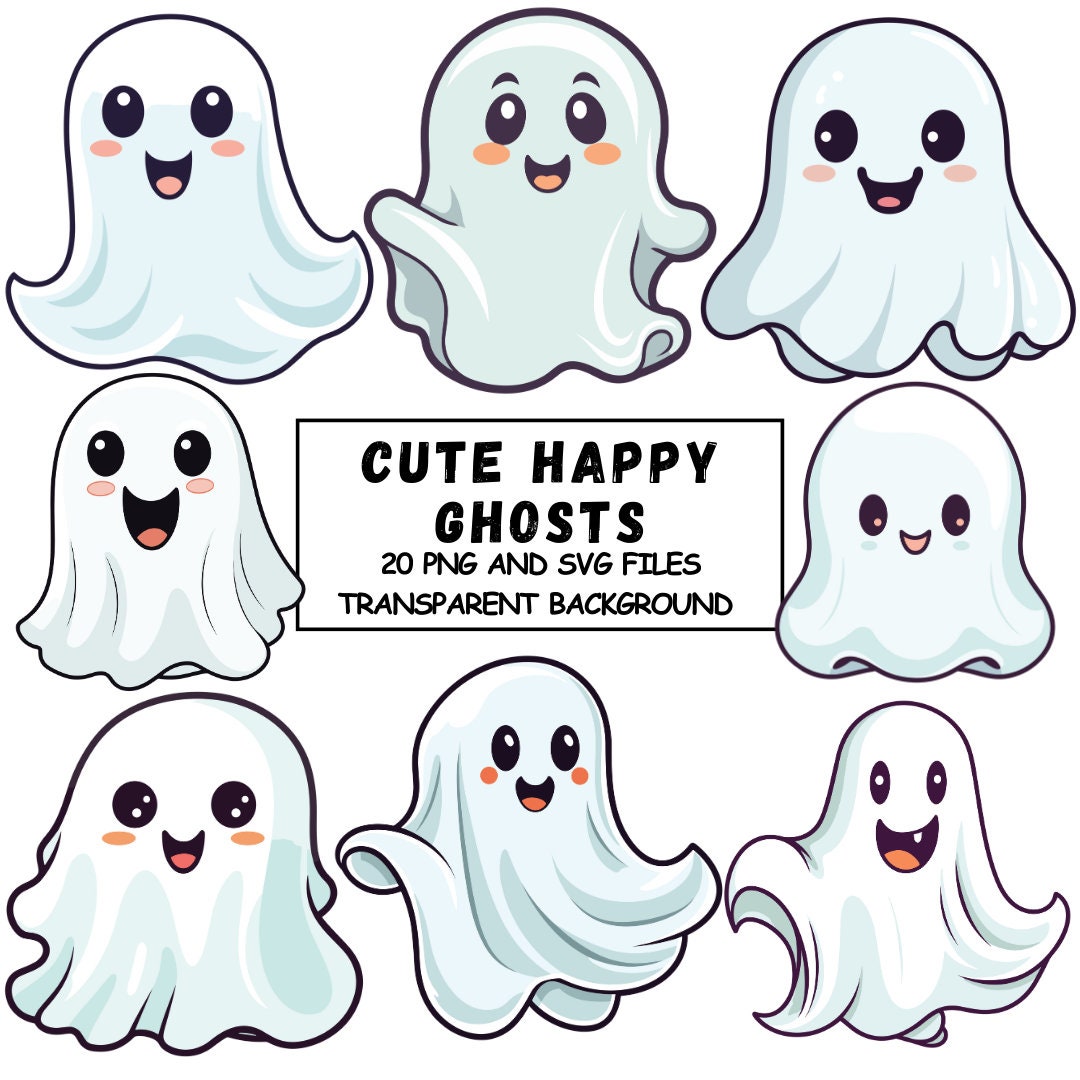 cute ghost transparent background 0057