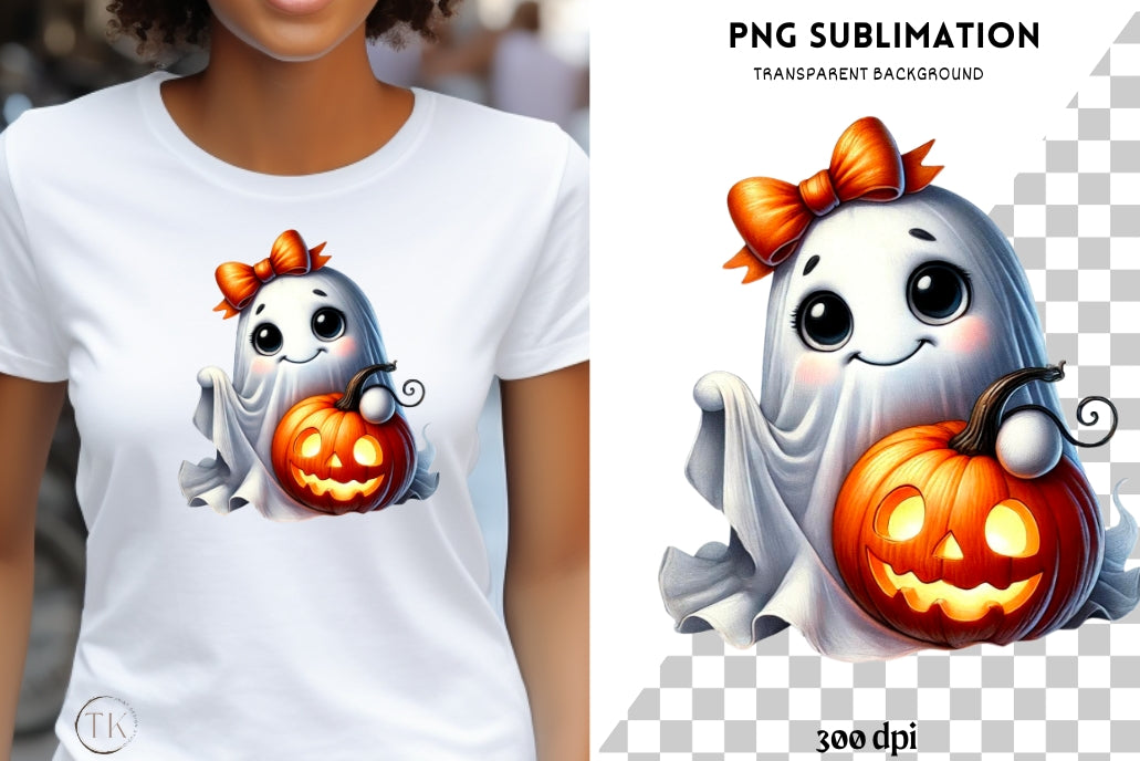 cute ghost transparent background 0060