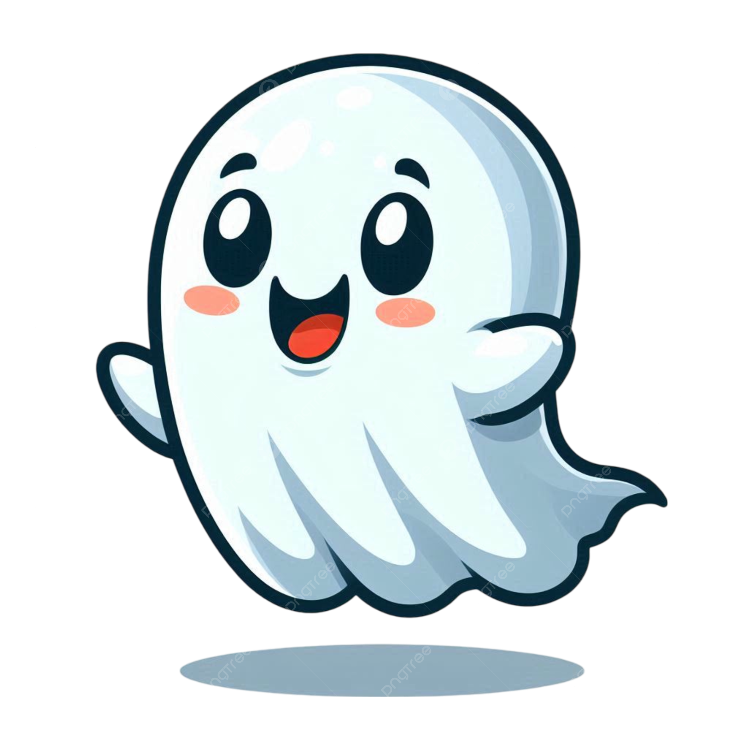 cute ghost transparent background 0064