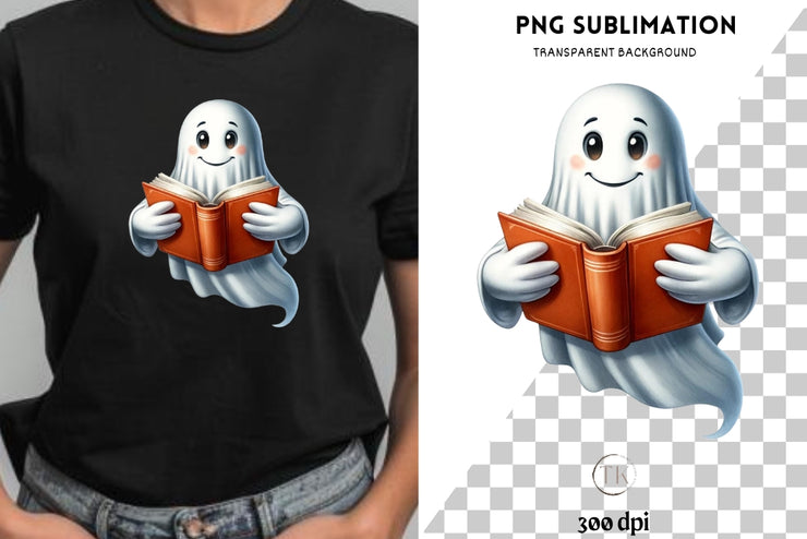 cute ghost transparent background 0068