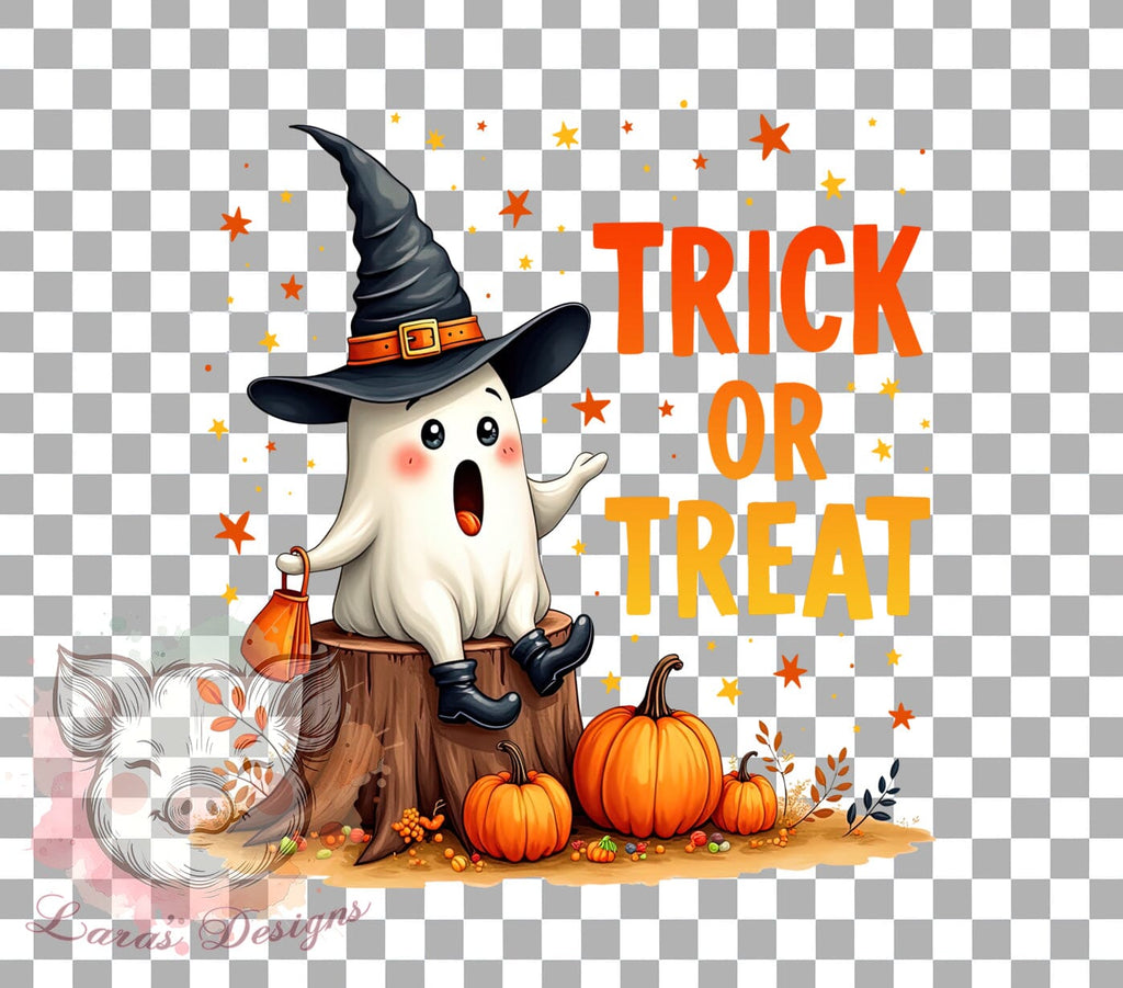 cute ghost transparent background 0070