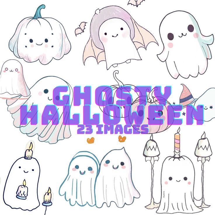 cute ghost transparent background 0072