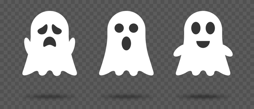 cute ghost transparent background 0074