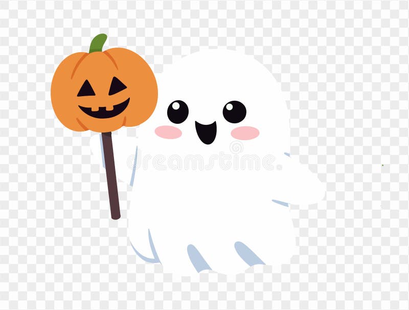 cute ghost transparent background 0078