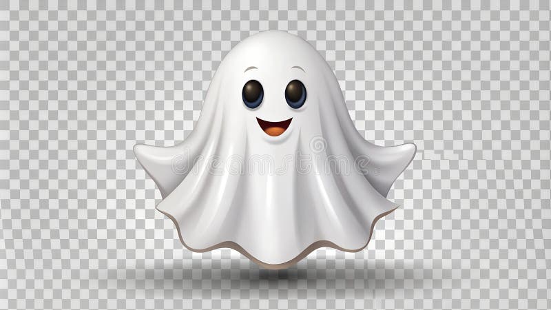 cute ghost transparent background 0082