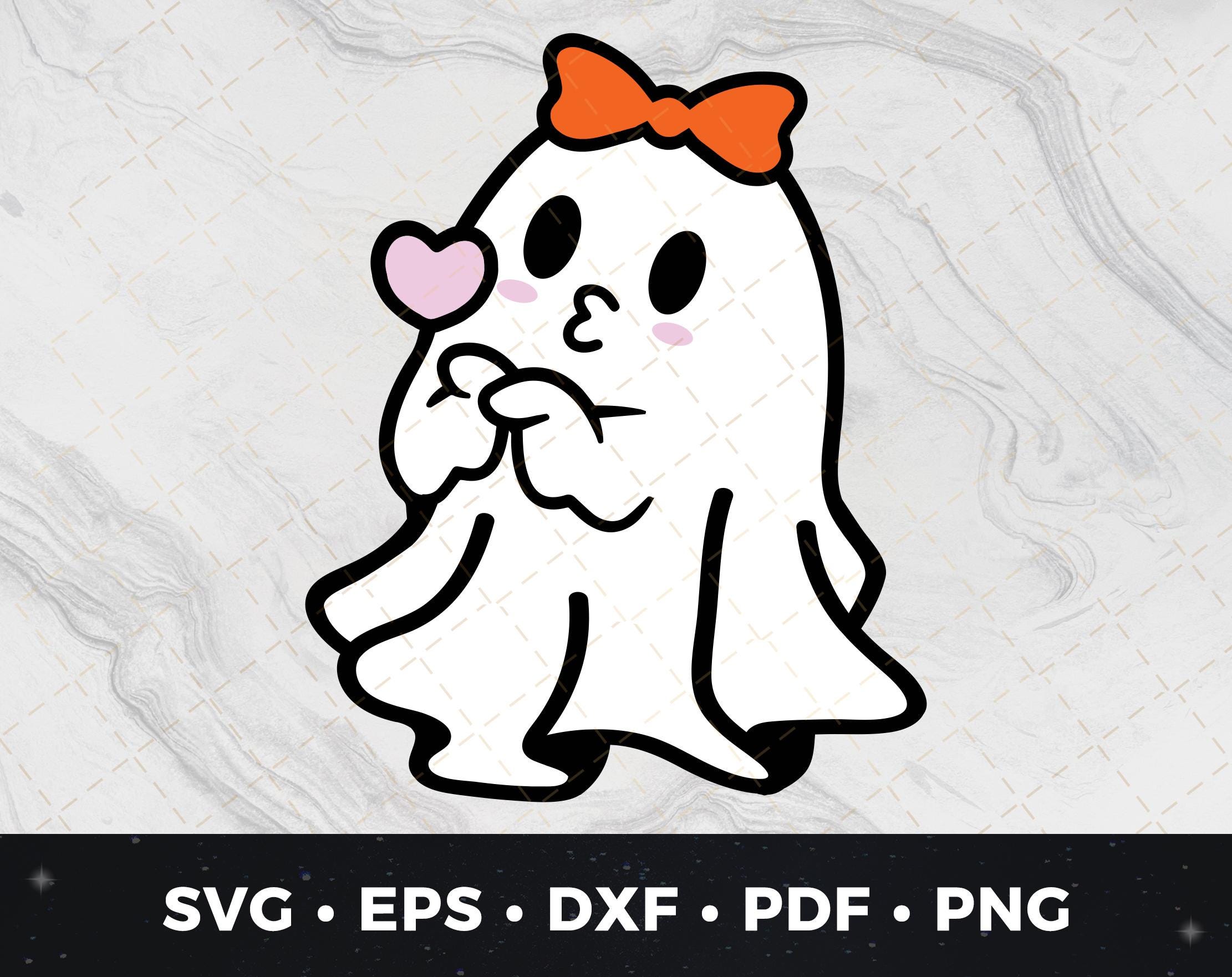 cute ghost transparent background 0087