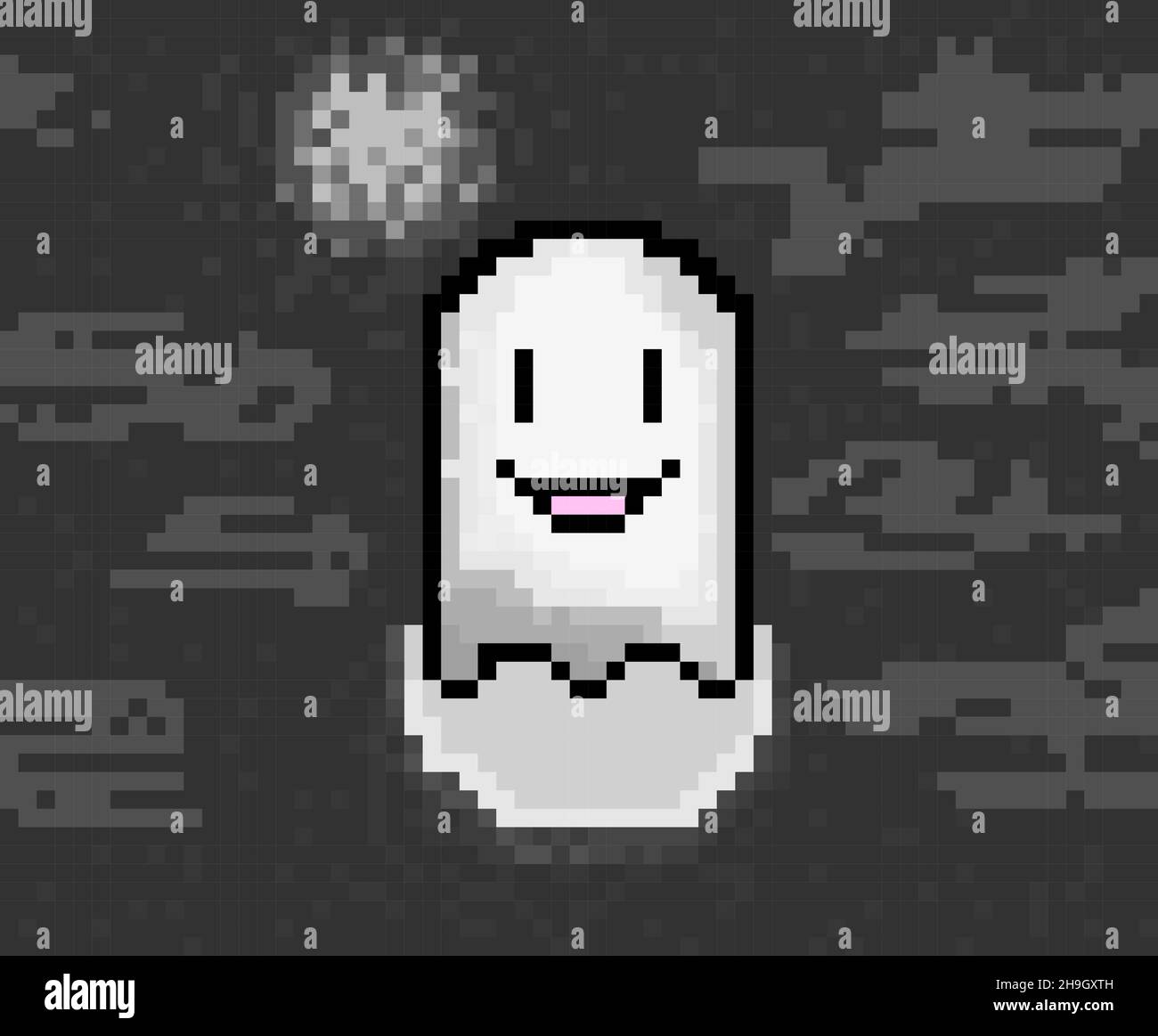 cute ghost transparent background 0093