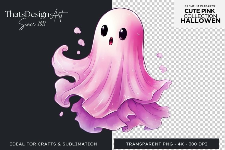 cute ghost transparent background 0095