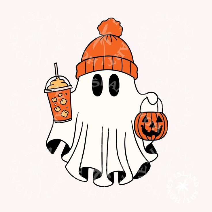 cute ghost transparent background 0099