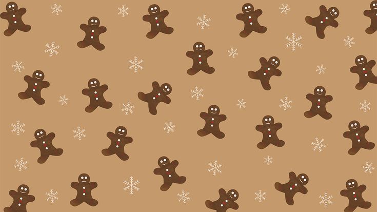 cute gingerbread background 0012