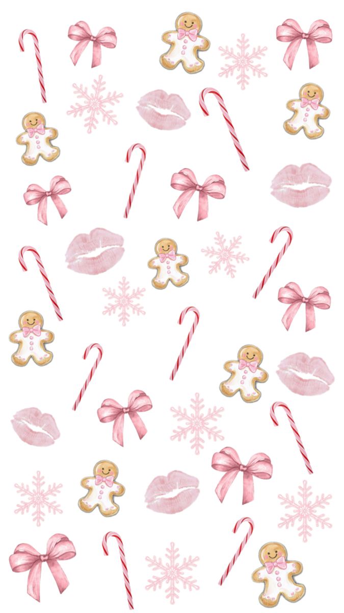 cute gingerbread background 0024