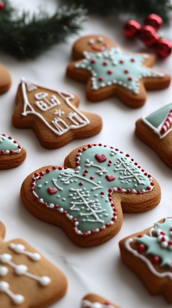 cute gingerbread background 0035