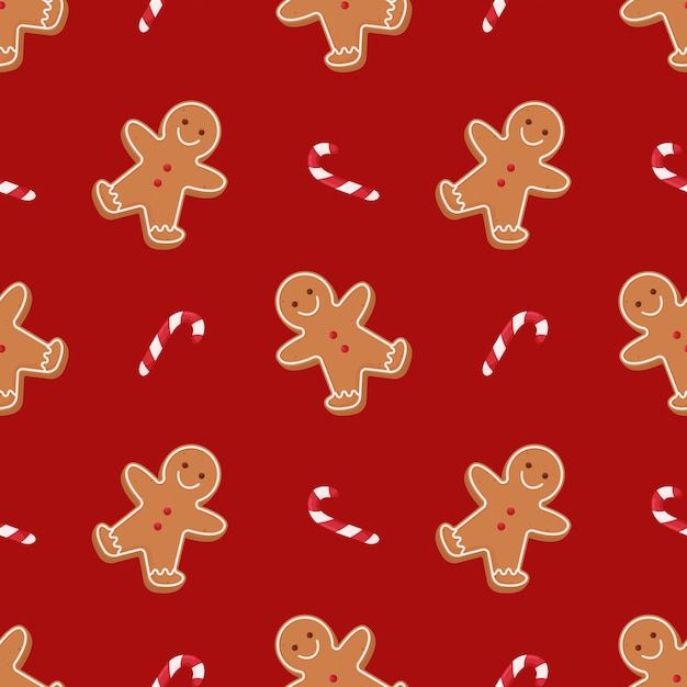 cute gingerbread background 0044