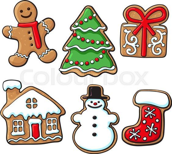 cute gingerbread background 0045