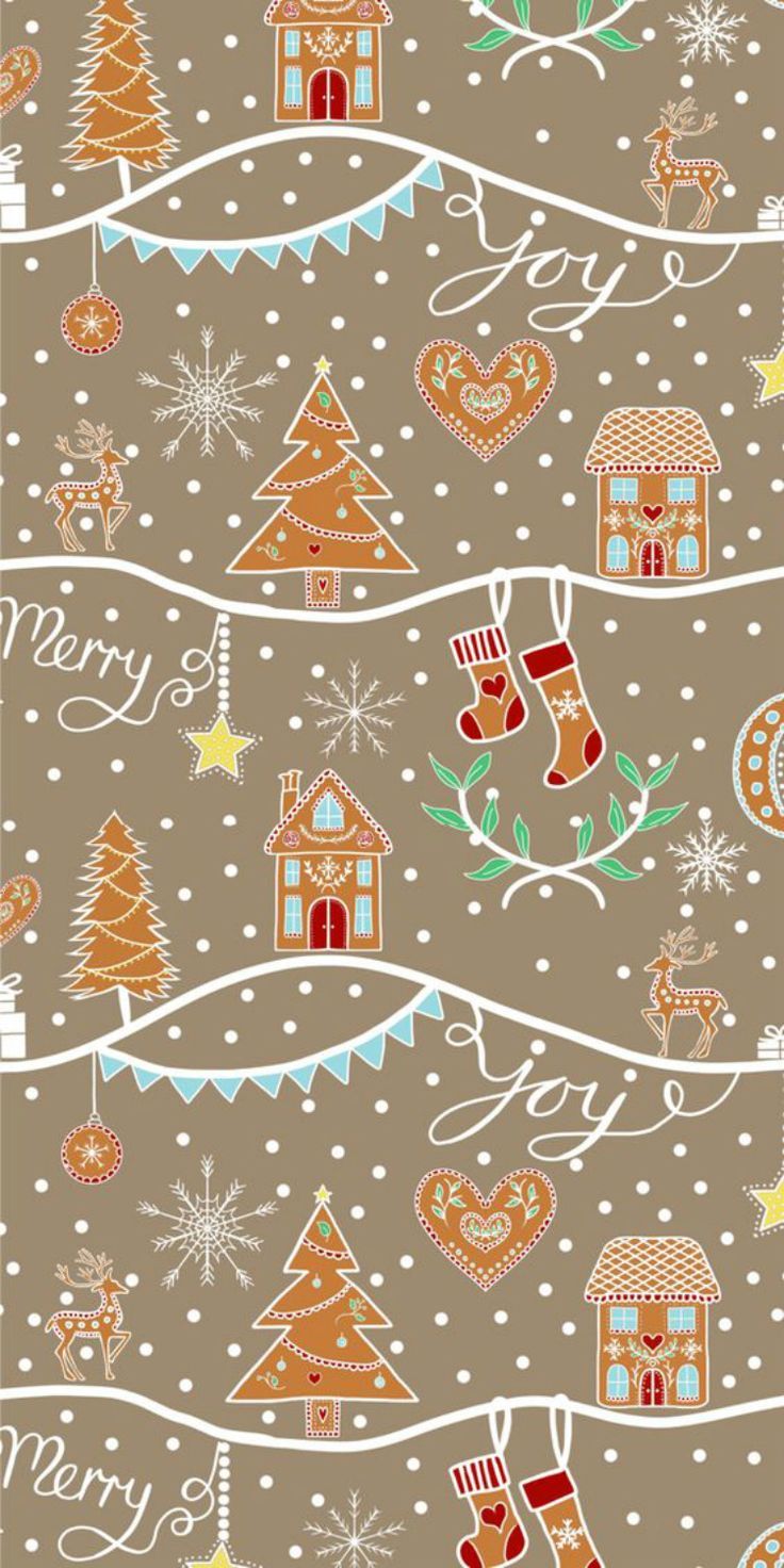 cute gingerbread background 0046