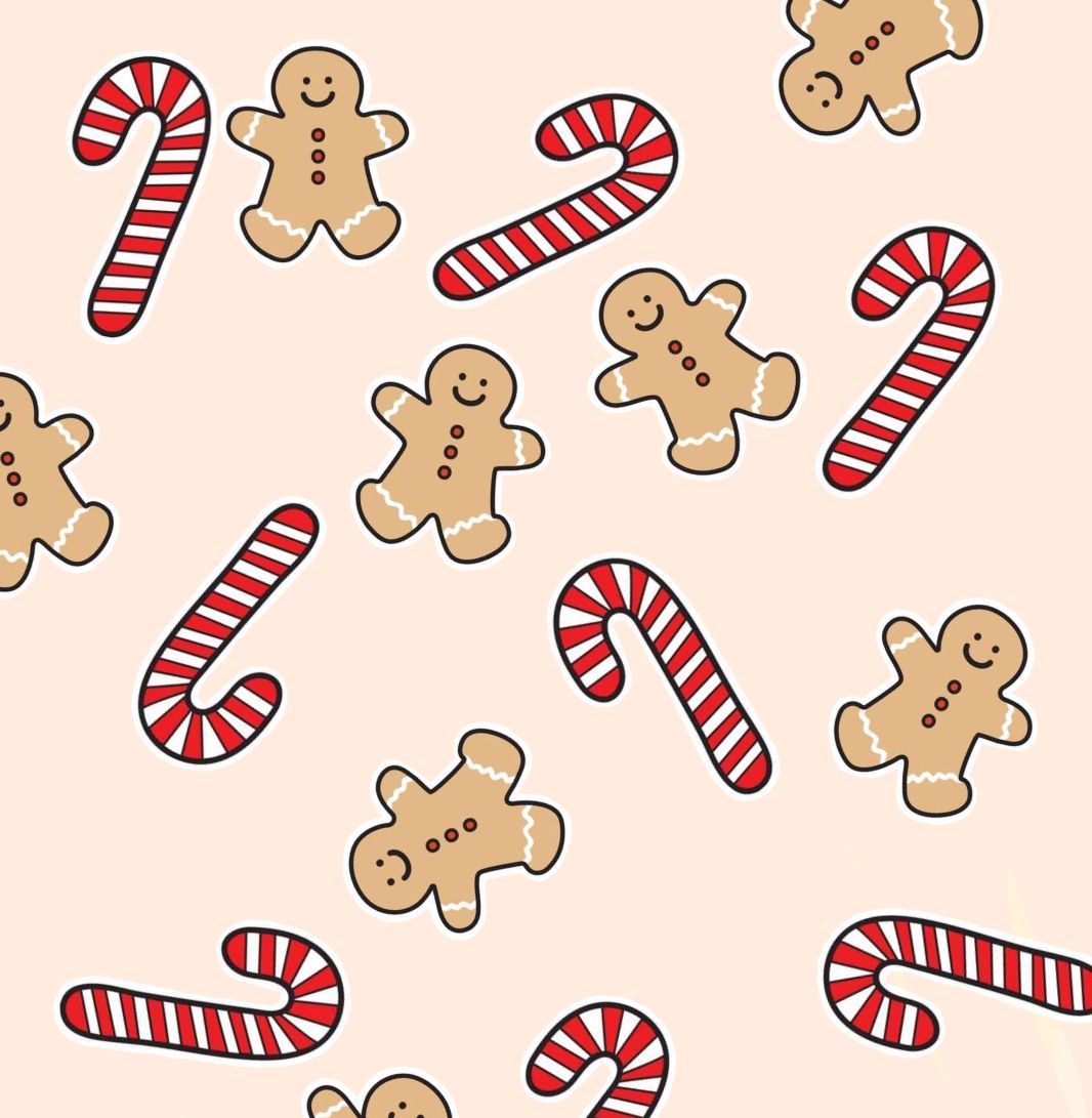 cute gingerbread background 0047