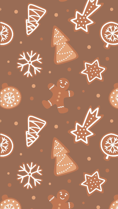 cute gingerbread background 0049