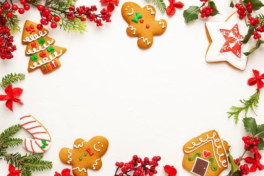 cute gingerbread background 0058