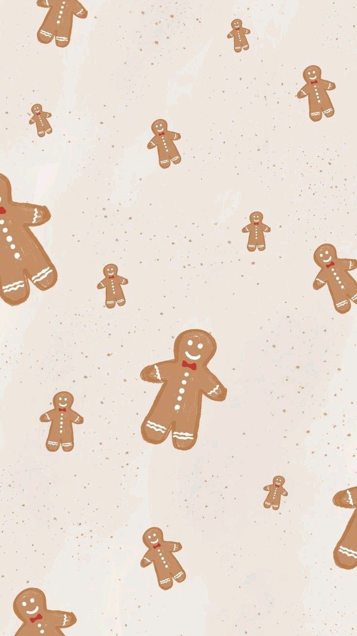 cute gingerbread background 0060