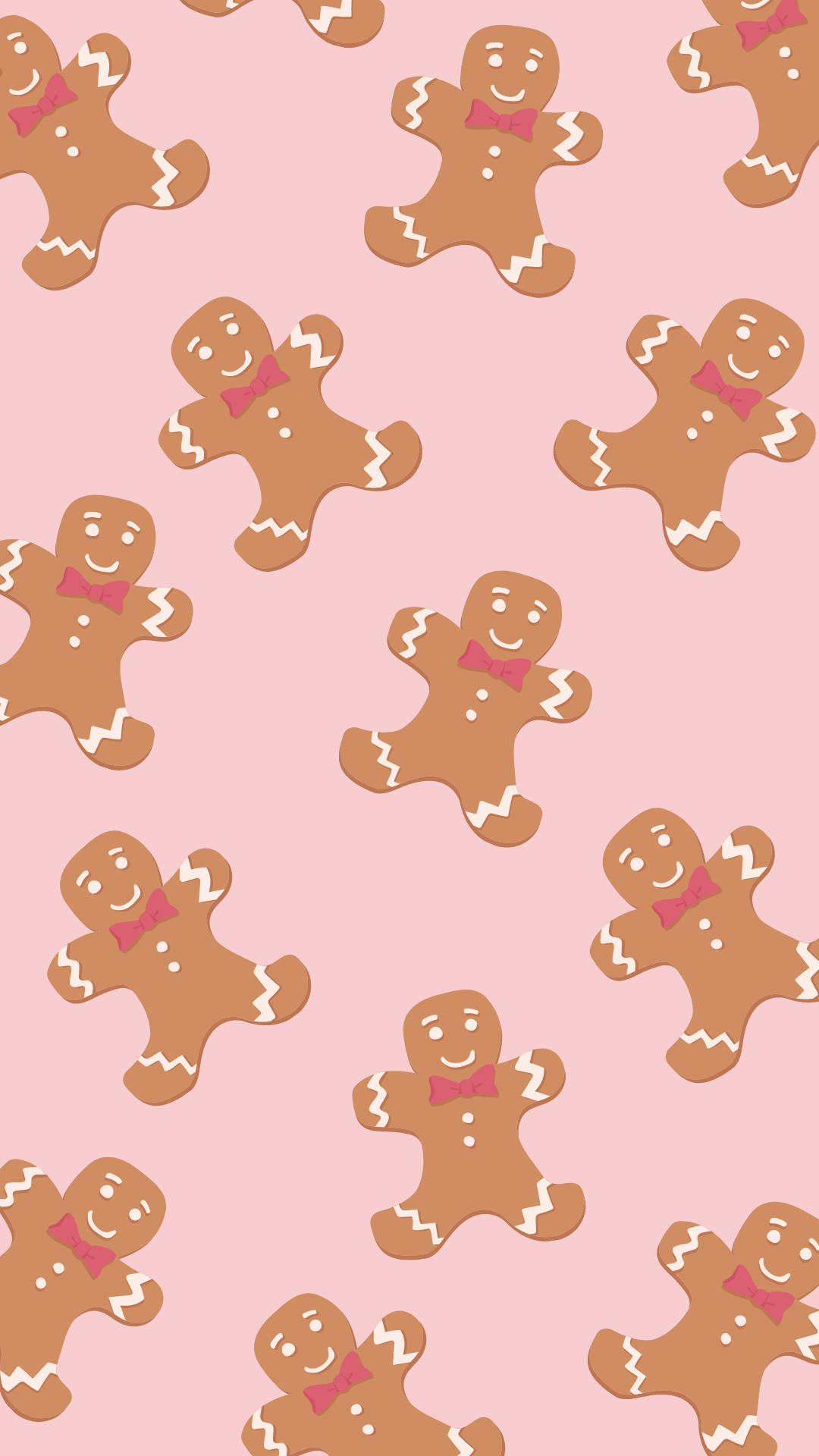 cute gingerbread background 0064