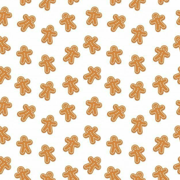 cute gingerbread background 0077