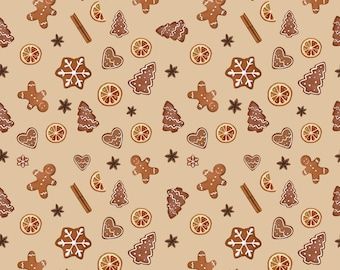 cute gingerbread background 0082