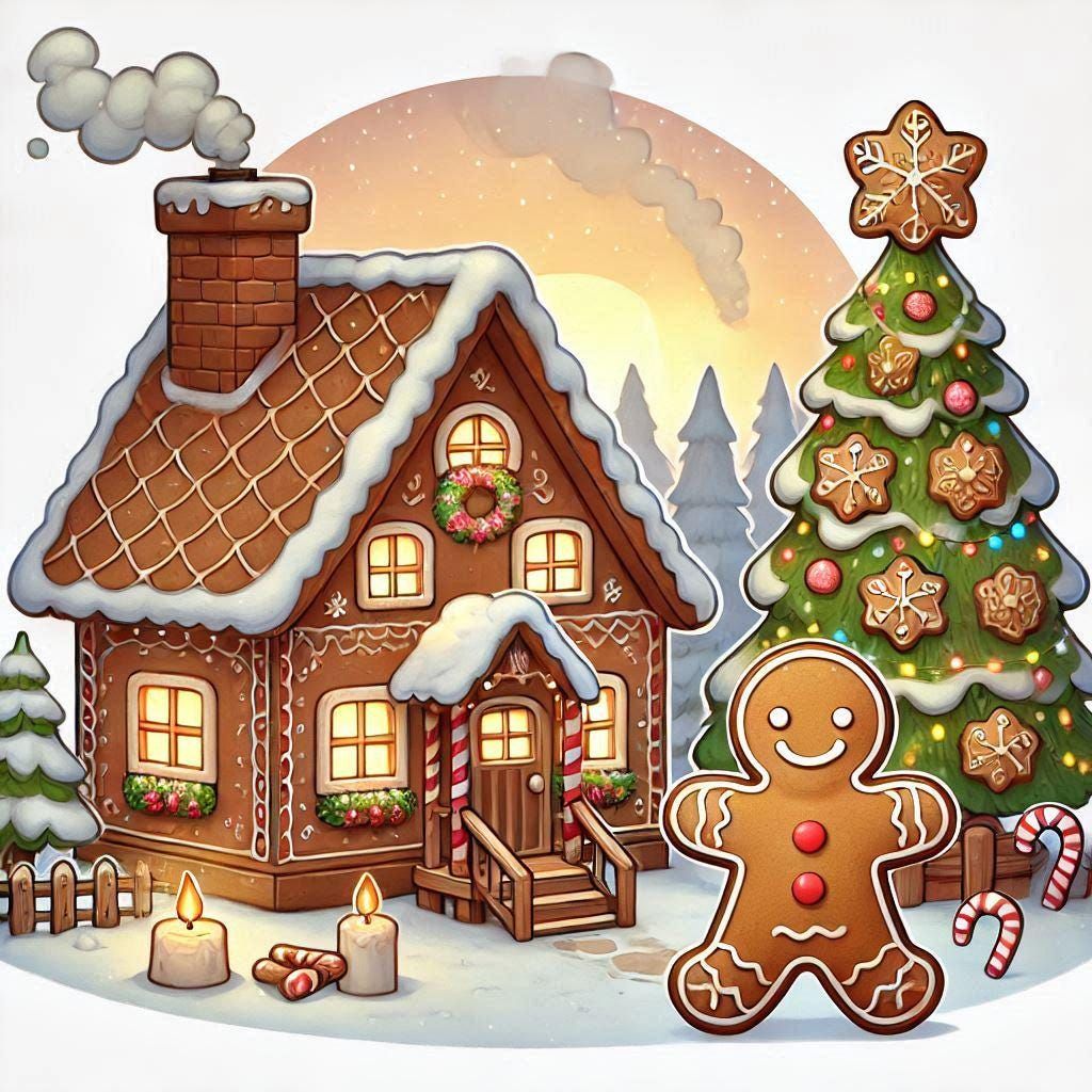 cute gingerbread background 0089