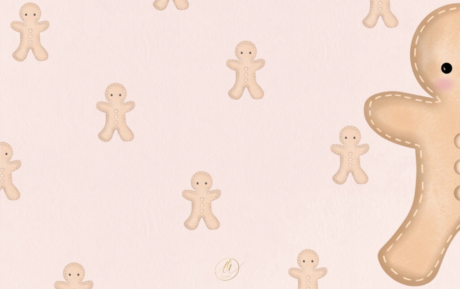 cute gingerbread background 0093