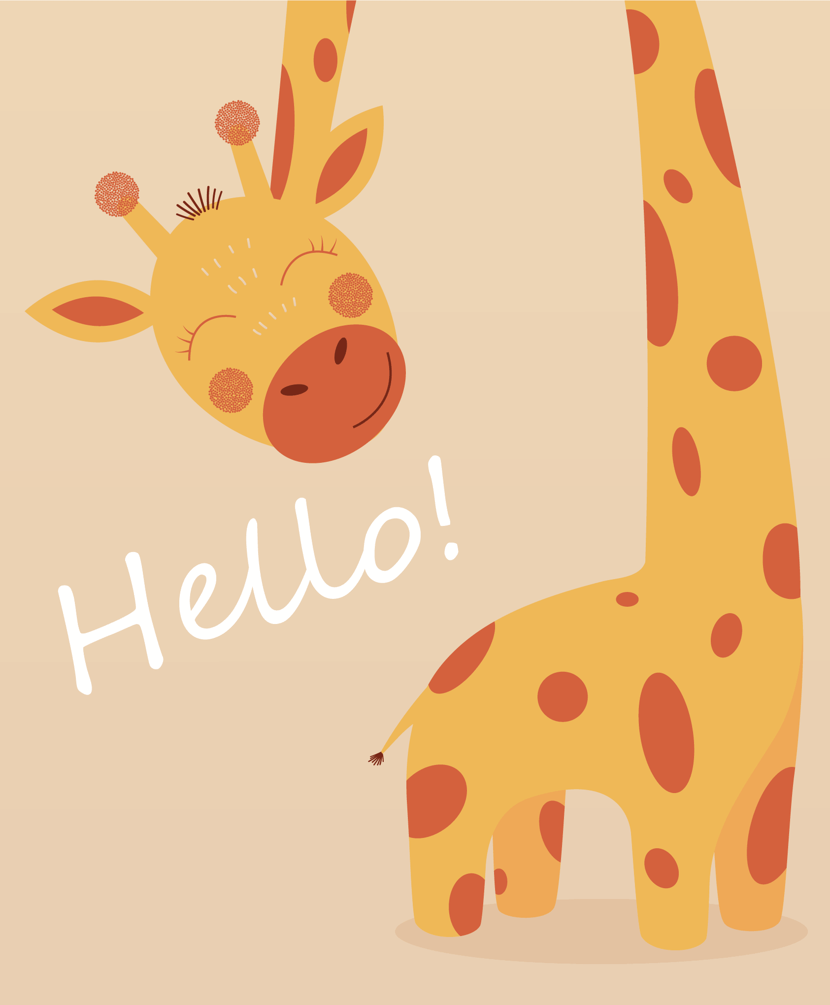 cute giraffe backgrounds for phones