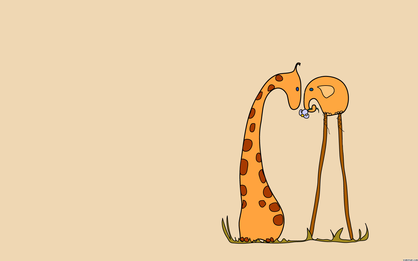 cute giraffe backgrounds 0034