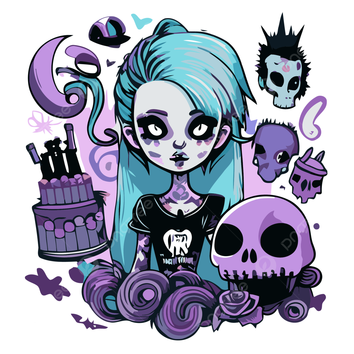 cute Goth backgrounds 0049