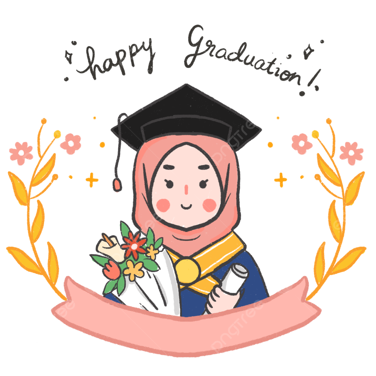 cute graduation background 0018