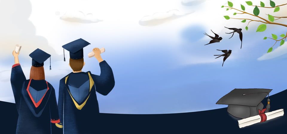 cute graduation background 0032