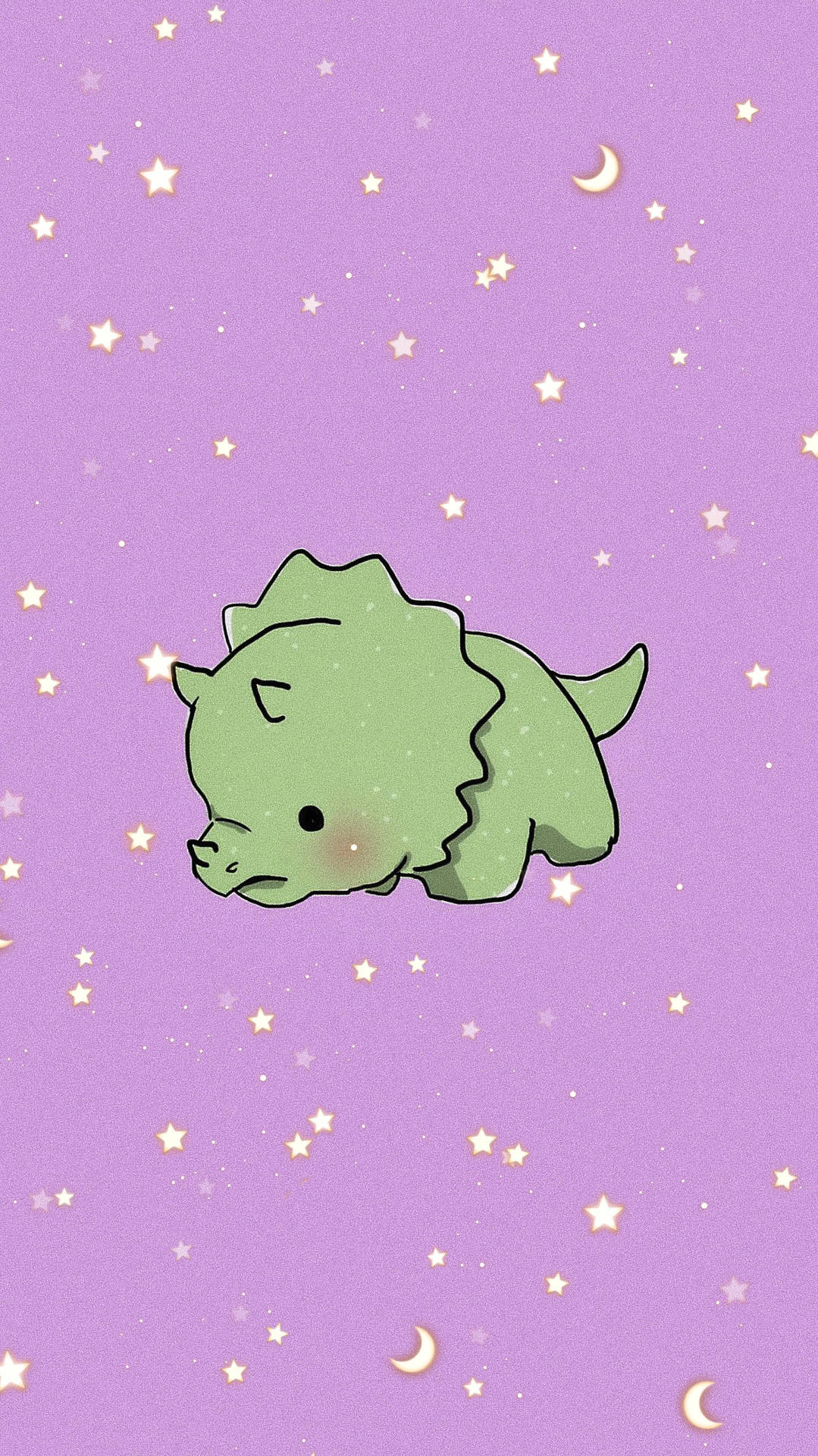 cute green dinosaur background 0017