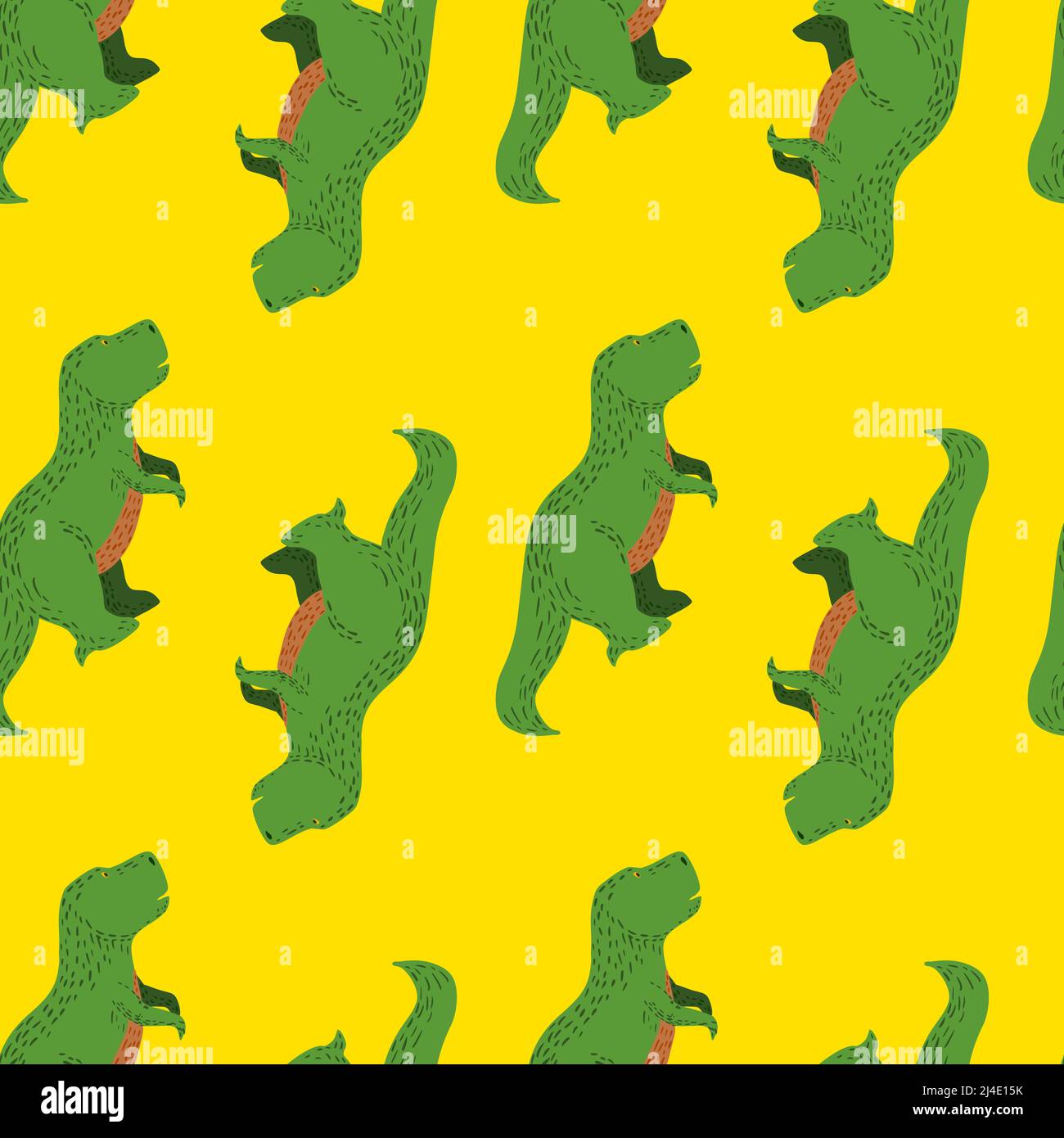 cute green dinosaur background 0040