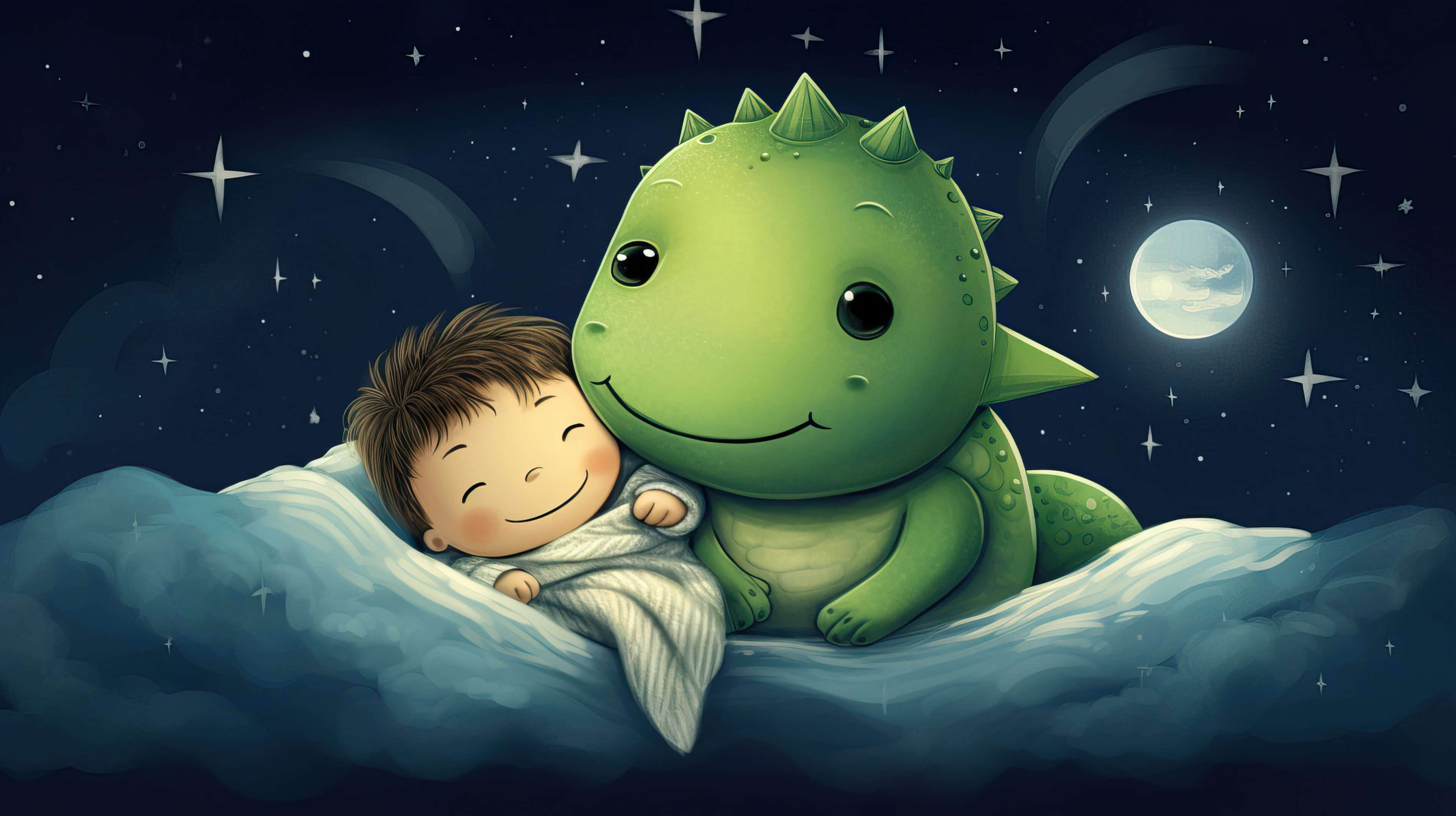 cute green dinosaur background 0045