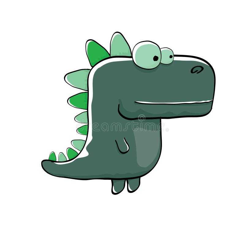 cute green dinosaur background 0046