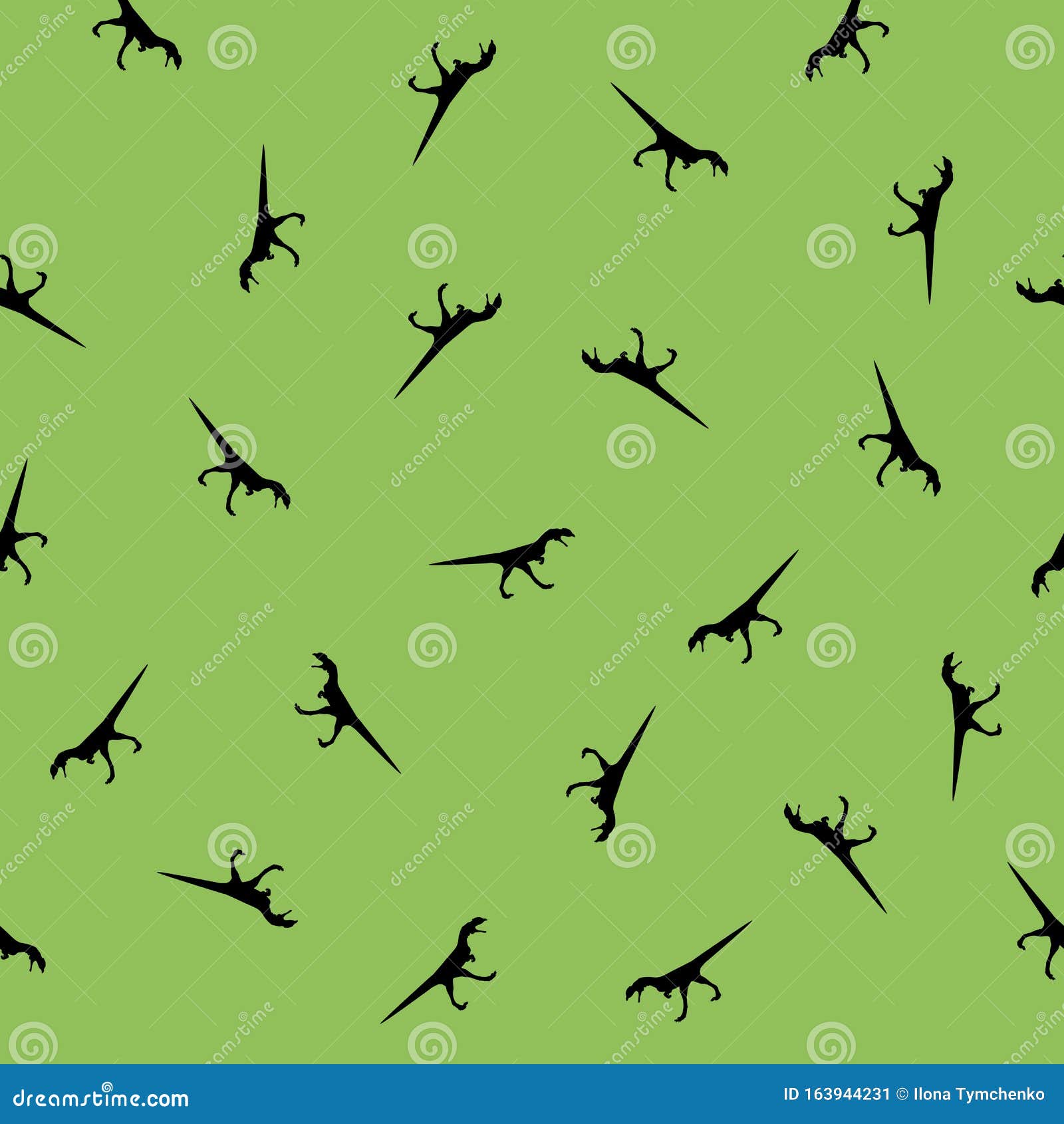 cute green dinosaur background 0054